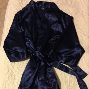 Satin robe